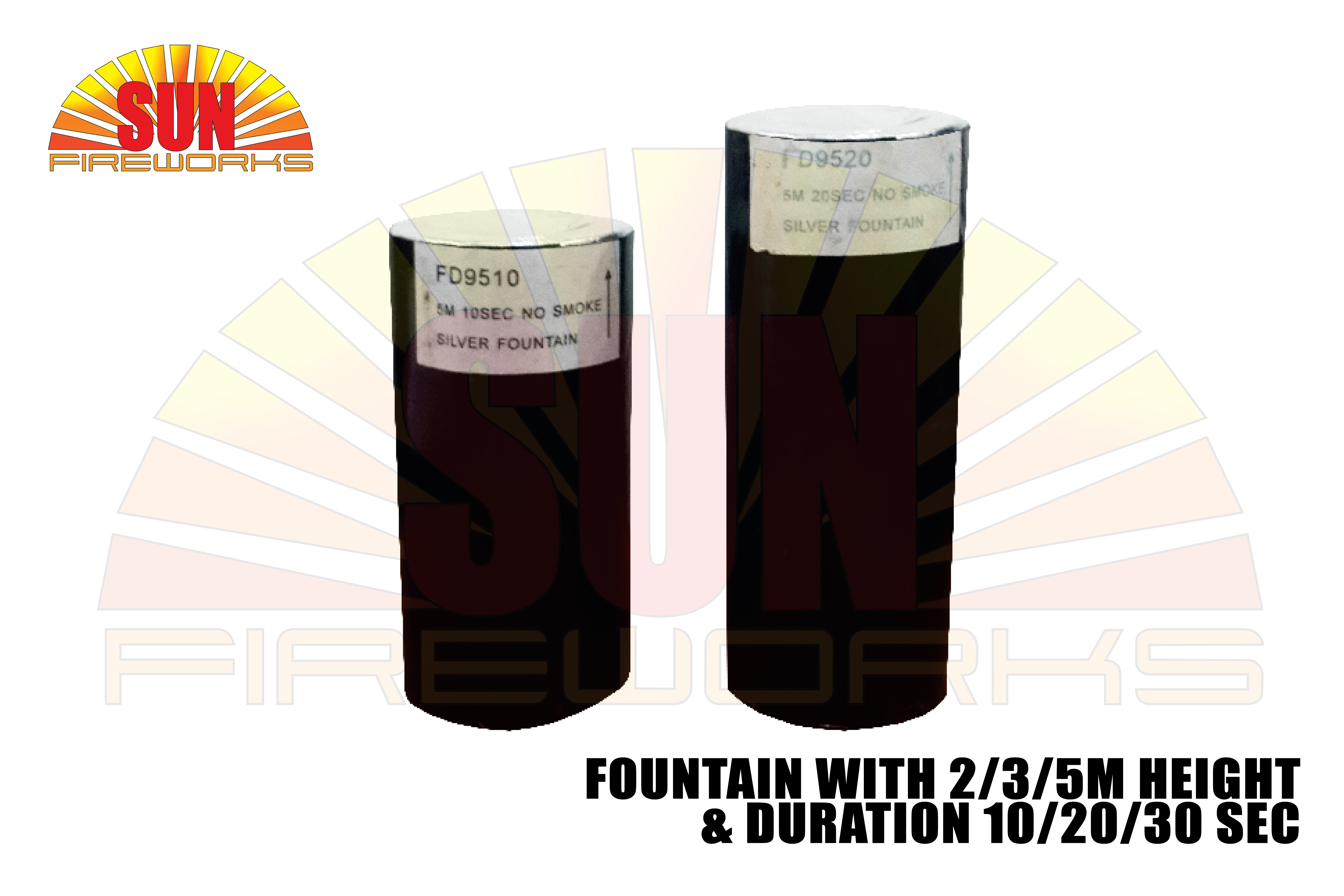 fountain with 2,3,5 height _ duration